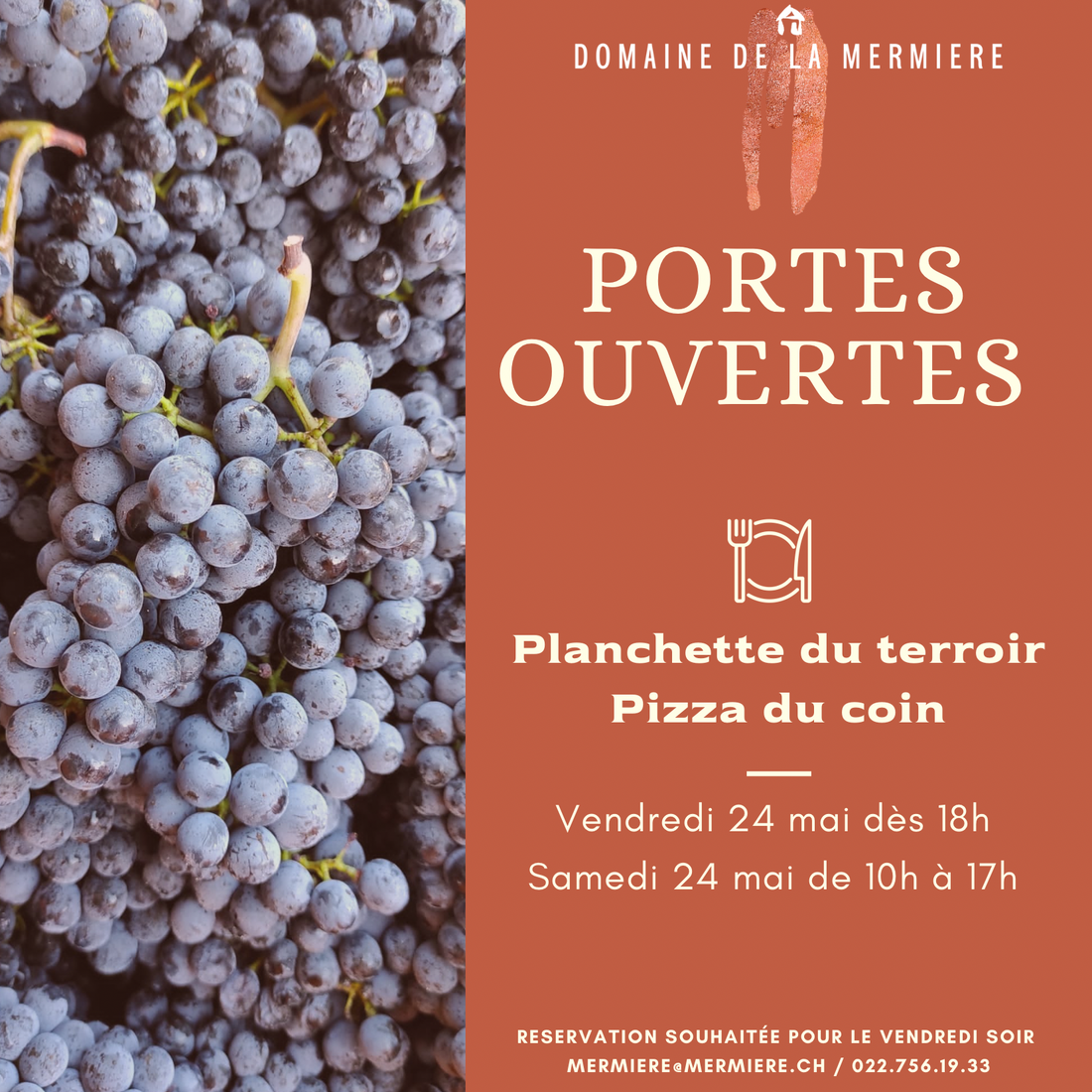 Portes ouvertes 24 & 25 mai 2024